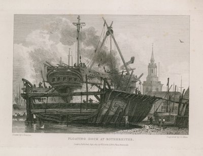 Rotherhitheのフローティングドック 作： English School