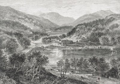 フラワーロック、ゲイロック、c.1880、「スコットランドの写真」より、宗教トラクト協会発行、1886年（彫刻） 作： English School