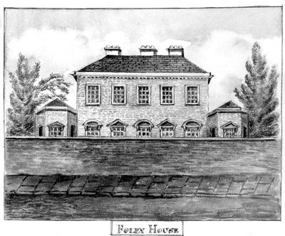 フォーリーハウス、1800年頃 作： English School