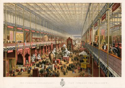 外務省、トランペプトへの展望、素晴らしい展覧会、1851 作： English School