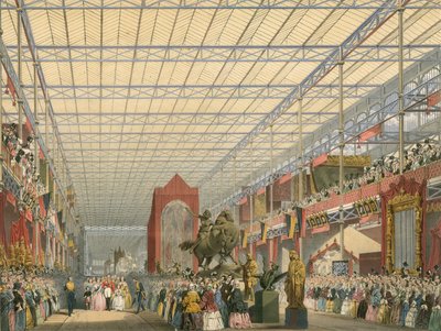 1851年の大展覧会の外国の身廊 作： English School