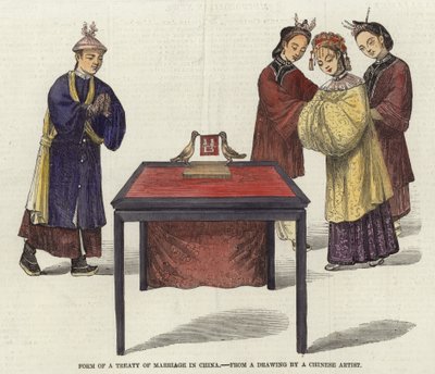 中国における結婚条約の形態 作： English School