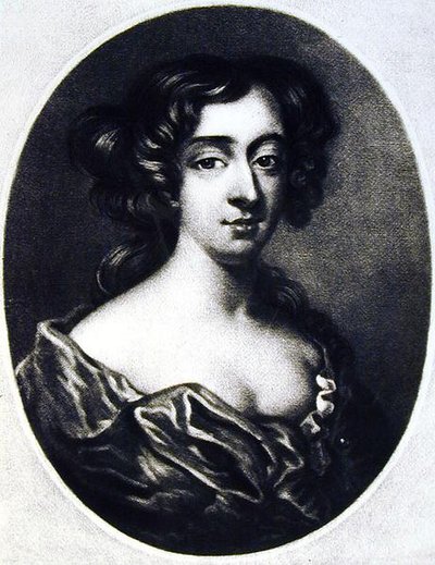 フランシス・テレサ・スチュアート（1647-1702）リッチモンド公爵夫人、リチャード・アーロム（1743-1822）とチャールズ・ターナー（c.1775-1857）によって彫刻されたイギリスの歴史に描かれた人物像のイラストからのイラスト 作： English School