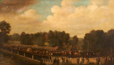 高等保安官としての行列におけるフランシス・デュキンフィールド・アストリー、1806年〜7年 作： English School
