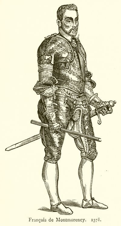 フランソワ・ド・モンモランシー。 1578年 作： English School