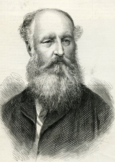 1875年7月31日、イラスト入りロンドンニュースのフレデリックアロー（d.1875） 作： English School
