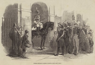 ロンドンのフランス国民衛兵（彫刻 作： English School