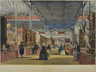 「ディキンソン」の1851年の大展覧会の包括的な写真から、1854年に発行されたインド第6、1854年 作： English School