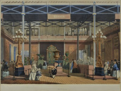 「1851年のロンドン万国博覧会のディキンソンの包括的な写真」から、1854年ロシア、1854年に出版 作： English School
