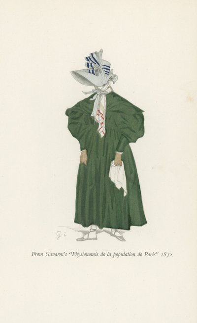 Gavarnis Psysionomie de la Population de Paris 1832から 作： English School