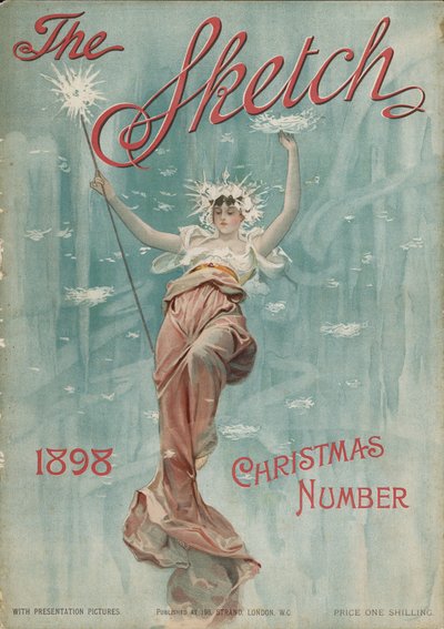 スケッチのクリスマス番号の表紙、1898 作： English School