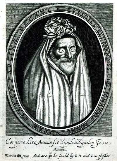 John Donne（1572-1631）による死の決闘の口絵 作： English School