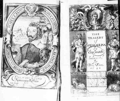 ナサナエルリチャーズ（fl.1630-40）によるメサリーナの悲劇の前編、パブ。 1640年に 作： English School