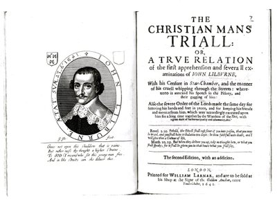 ジョン・リルバーンによるクリスチャン・マンズ裁判への口絵（c.1614-57）1641 作： English School