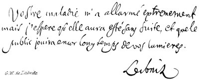 GW de Leibnitz 作： English School