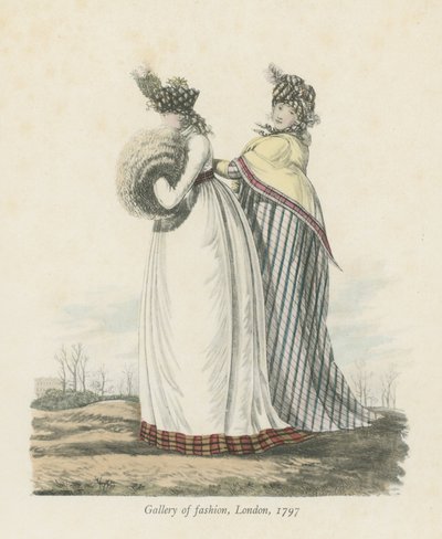 ロンドンのファッションギャラリー、1797 作： English School