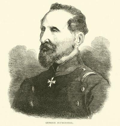 1870年11月、ブルーメンタール将軍 作： English School