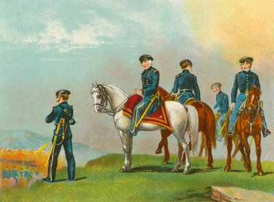 モントレーの戦いでのテイラー将軍 作： English School