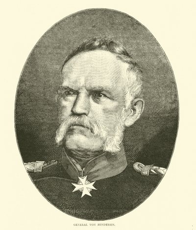 フォンヒンダーシン将軍、1870年10月 作： English School