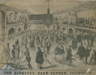 Highbury Barn Tavernの人々の概観 作： English School