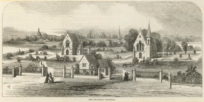 チャールトン墓地の概観 作： English School