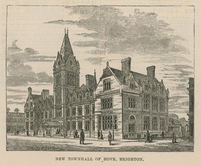 ホーブの新しい市庁舎の概観 作： English School