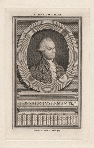 ジョージコールマン、1785年 作： English School