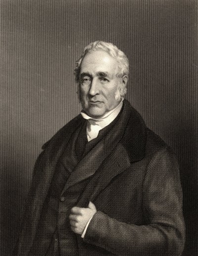 ジョージ・スティーブンソン（1781-1848） 作： English School