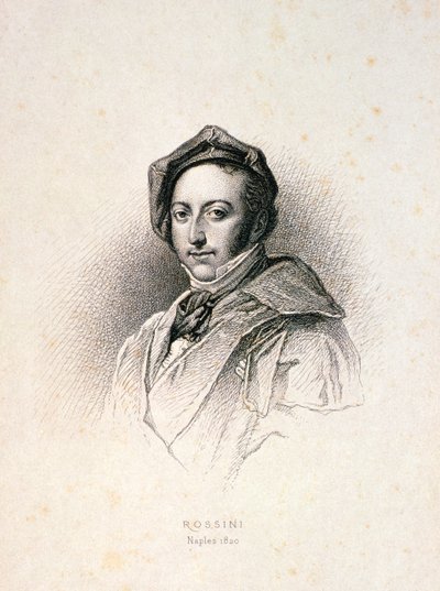 ジョアッキーノアントニオロッシーニ（1792-1868）1820 作： English School