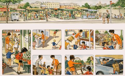 市場に行く 作： English School