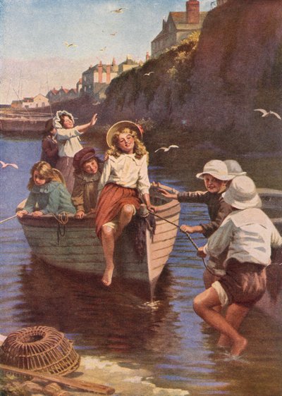 海辺のゴールデンタイム（カラーリトグラフ） 作： English School