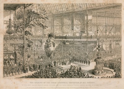 素晴らしい展覧会、1851年、1851年5月1日オープン 作： English School