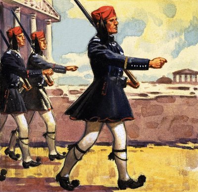 ギリシャの警備員 作： English School