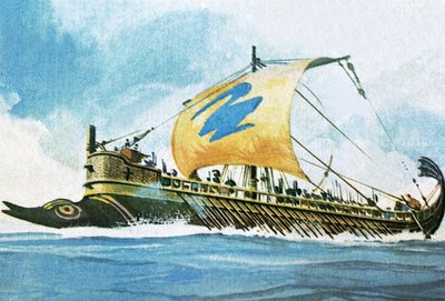 ギリシャの軍艦 作： English School
