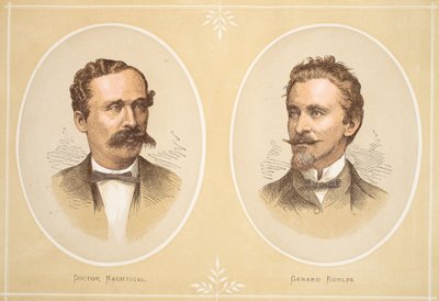 Gustav NachtigalとGerard Rohlfs、J。ユーイングリッチーのパブリッシュによる「Pictorial Edition of the Life and Discoveries of David Livingstone」のイラストA. Fullarton＆Co.、1876年 作： English School