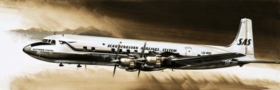 Guttormバイキング、およびスカンジナビアDC-7C 作： English School