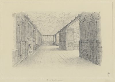 Haddon Hall, The Ballroom (litho) 作： English School