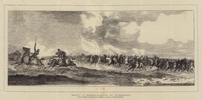 "Halt!", a Reminiscence of Aldershot (e.g. engraving) 作： English School