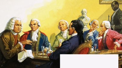 彼は言葉で絵を描いた：Literary ClubのJames Boswell 作： English School
