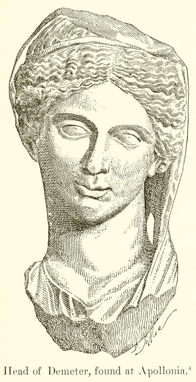 Apolloniaで発見されたDemeterの責任者 作： English School