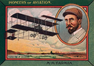 アンリ・ファルマン（英仏の航空パイオニア、航空機の設計・製造者）（クロモリピック 作： English School