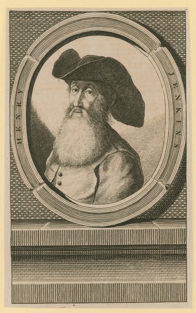 ヘンリージェンキンス、1670年12月に亡くなったとき169歳だったと言われています 作： English School