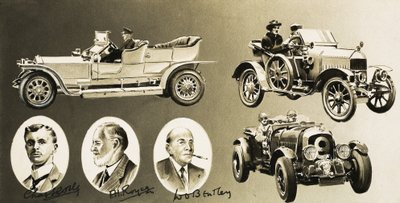 ヘンリー・ロイス、チャールズ・ロールズ、W.O.ベントレー--自動車の3人のパイオニア 作： English School