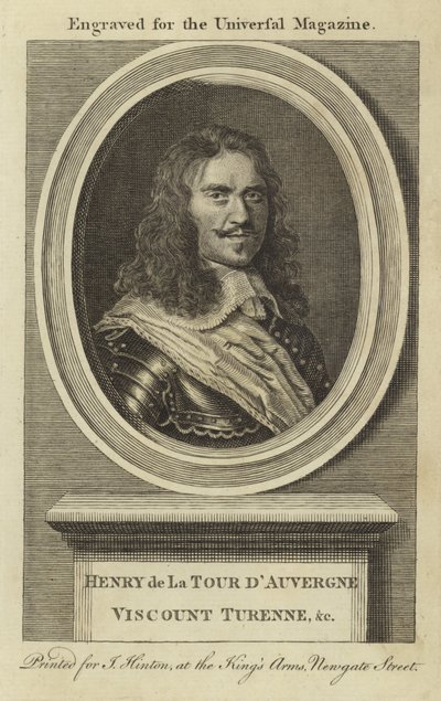 Henry de La Tour DAuvergne、子爵トゥレンヌ 作： English School