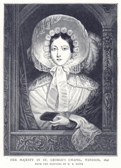 セントジョージズチャペルの女王陛下、ウィンザー、1846年 作： English School