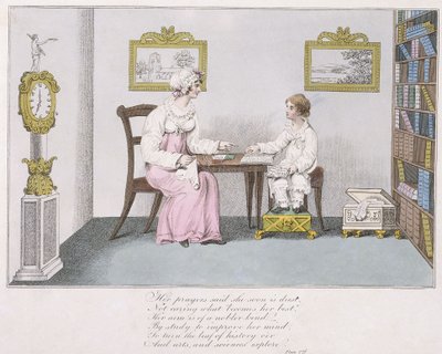 彼女の祈り、1817年 作： English School