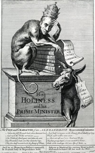 彼の神聖と彼の首相、1729 作： English School