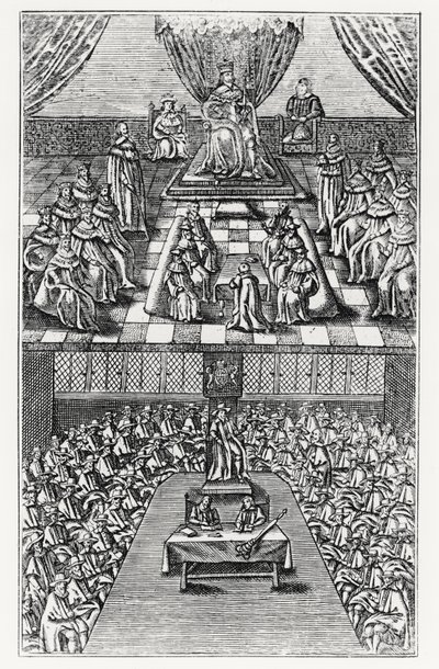 1640年の国会議事堂 作： English School
