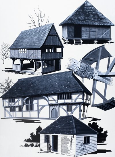 過去の家 作： English School