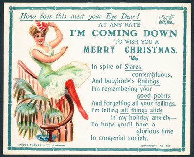 これはどのようにあなたの目の愛する人に会いますか？ -ビクトリア朝のクリスマスカード 作： English School